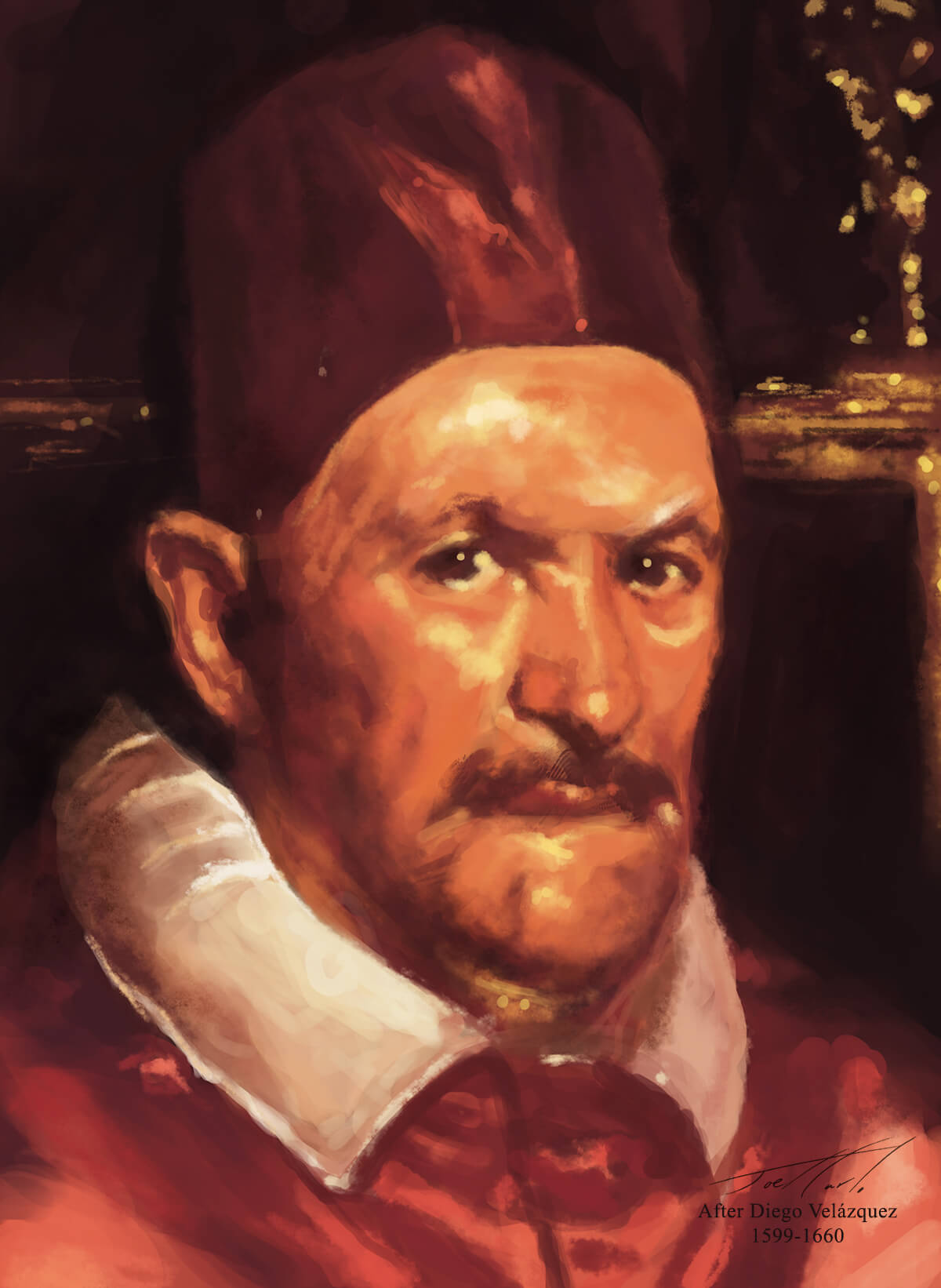 Portrait of Innocent X Master Study