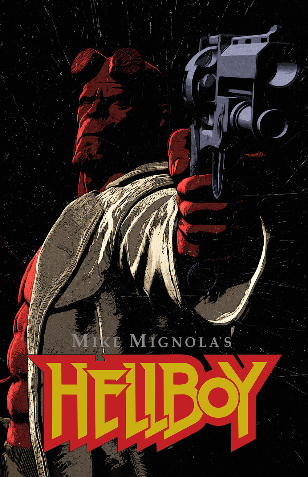 Concept comic cover: Hellboy