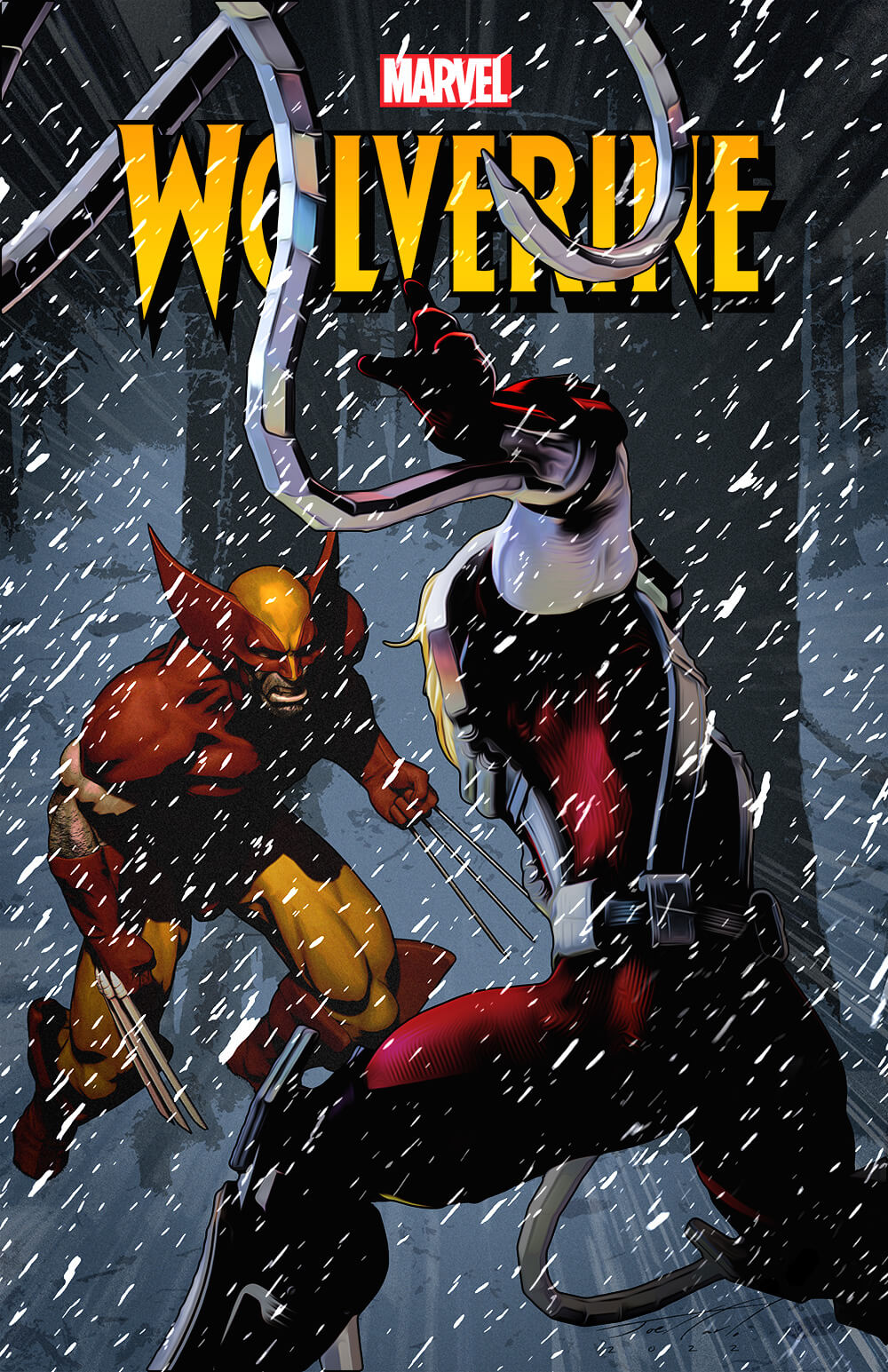Concept comic cover: Wolverine Omega Red