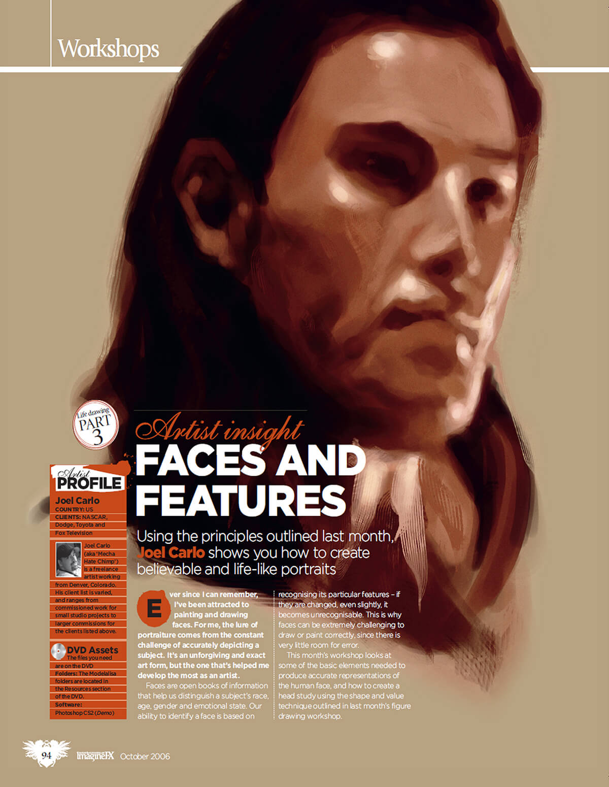 ImagineFX Faces and Features